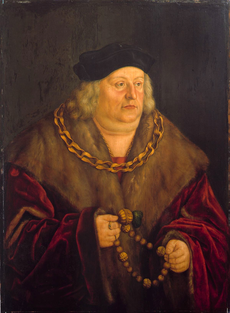 12 d Albert IV Duke of Bavaria portrait by Barthel Beham w