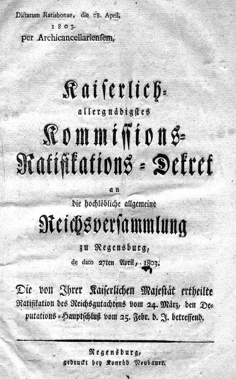 35 08 Reichsdeputationshauptschluss 1