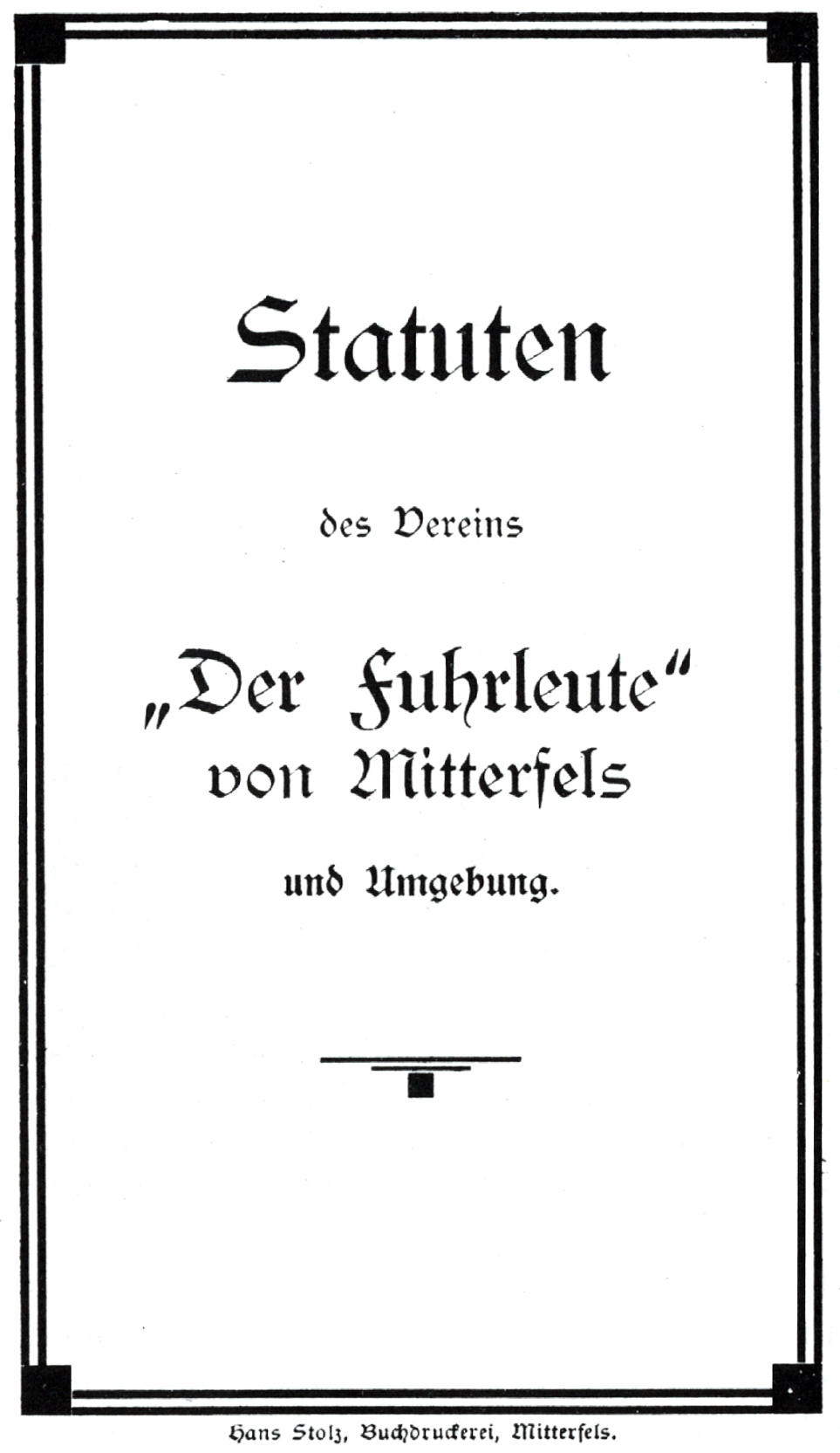 73 04 Statuten Fuhrleute