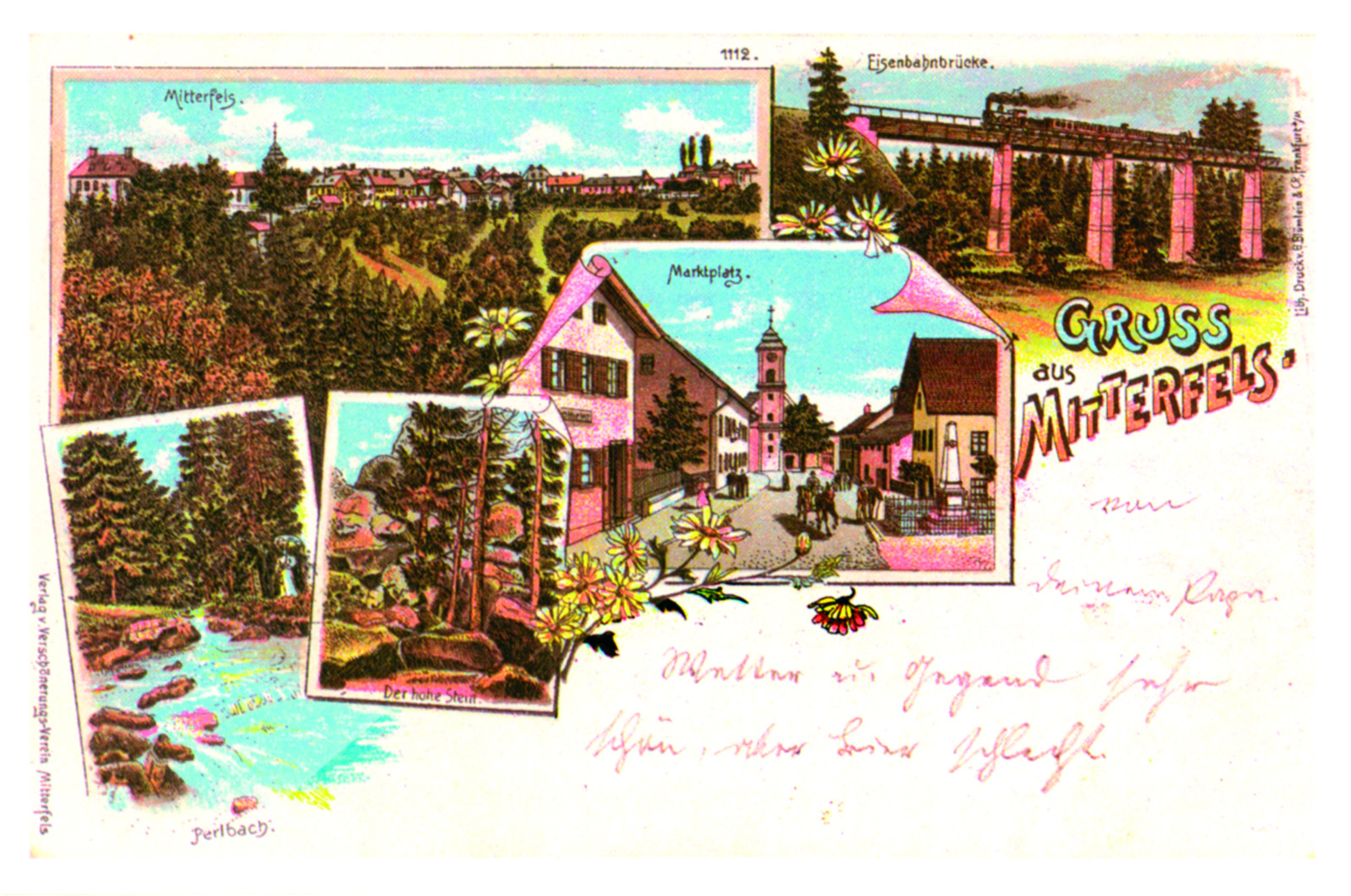 Lu01 Colorierte Ansichtskarte
