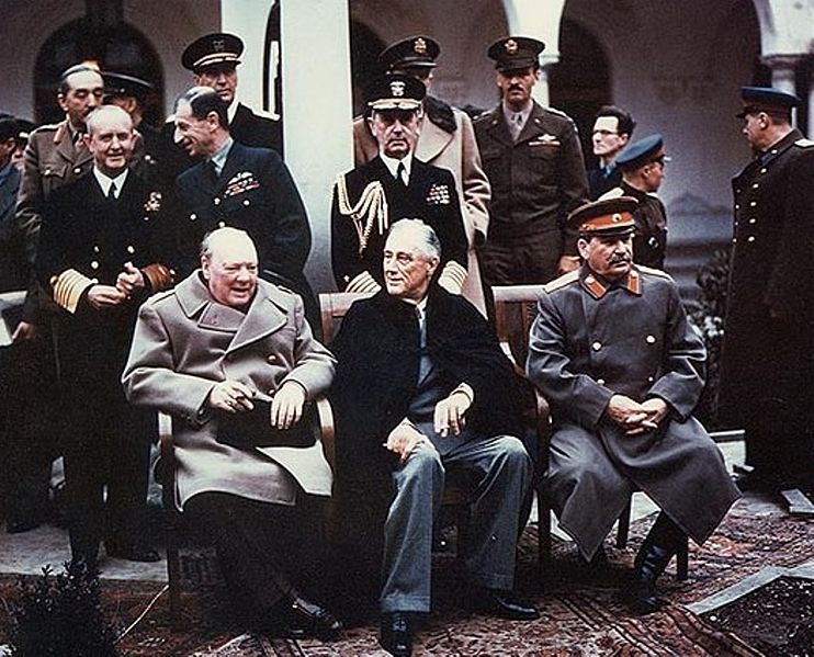 11 01 yalta summit 1945 with churchill roosevelt stalin