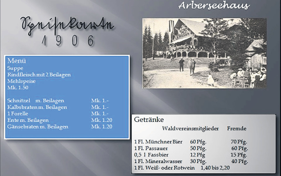 04 Arberseehaus Speisekarte 1906