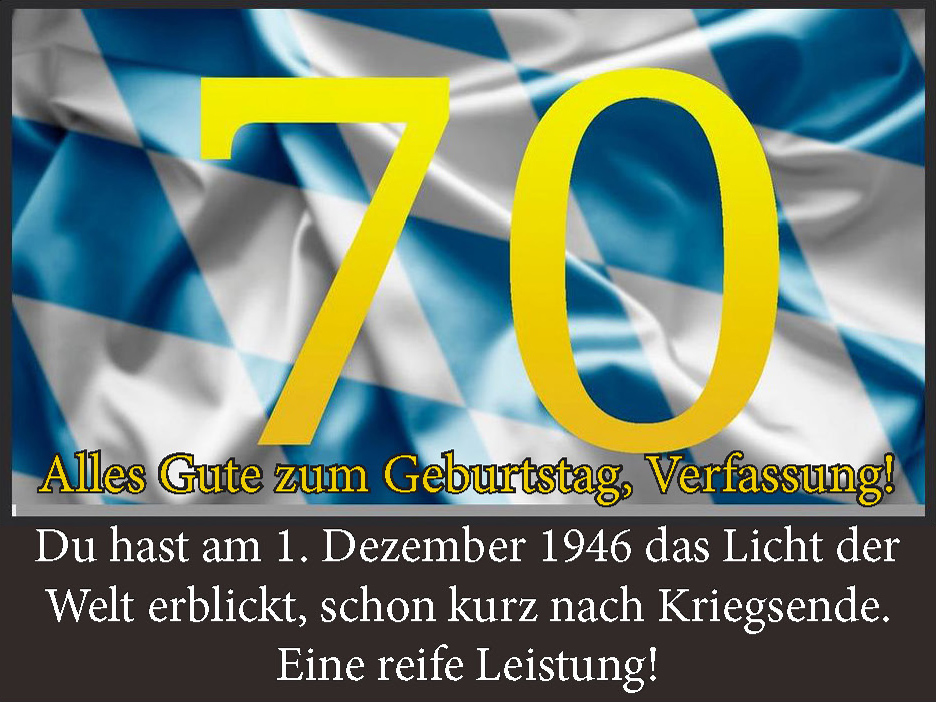Bayerische Verfassung 70