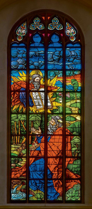 Kirchenf St Jakob6 Mosesfenster