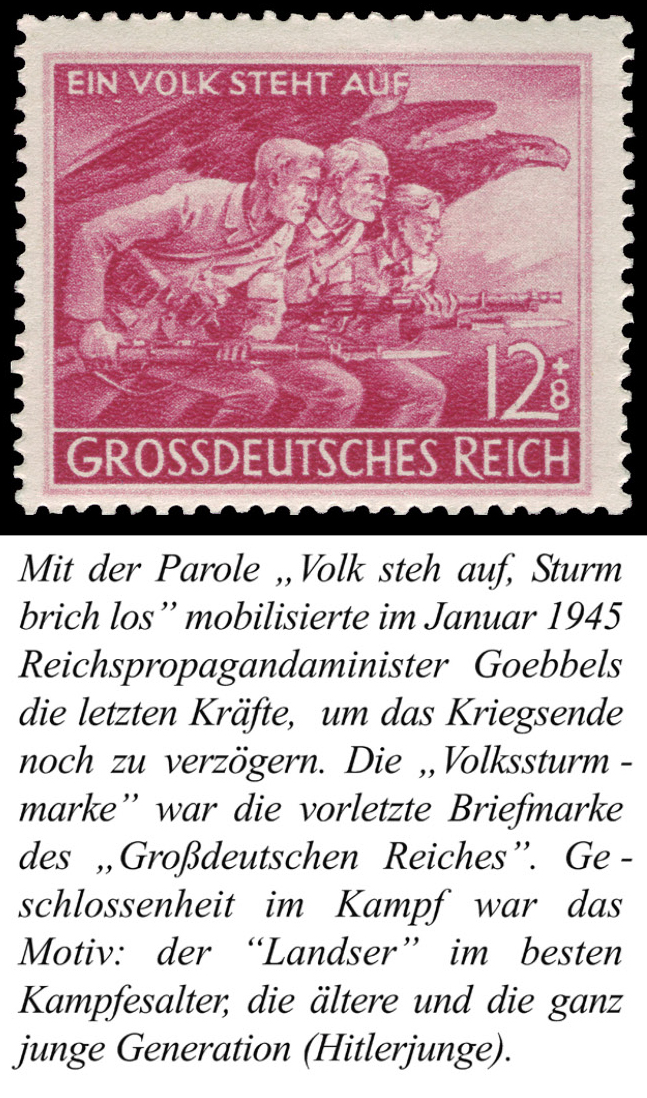 64 05 Volkssurm Briefmarke