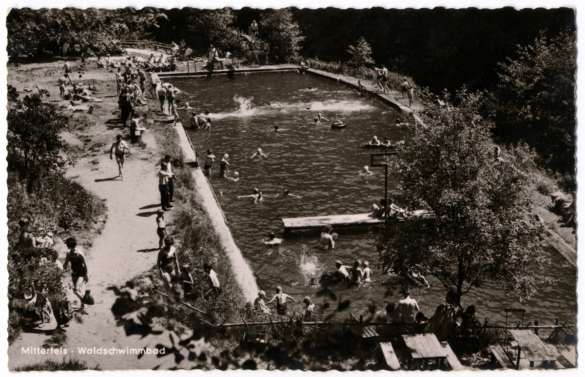 05 mitterfels waldschwimmbad 1959 w