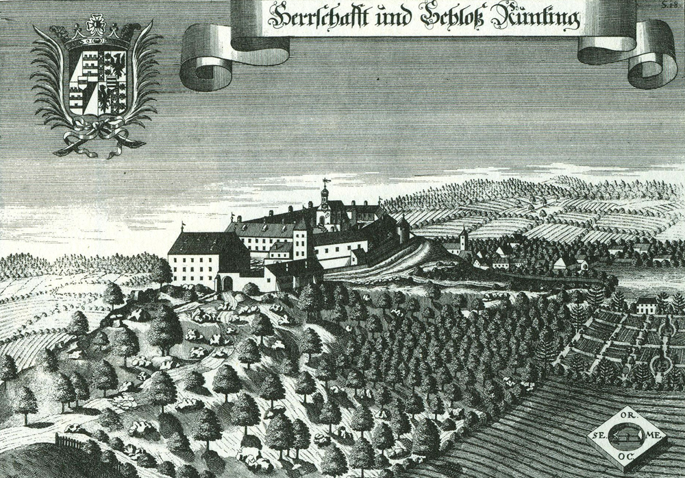 Runding Schloss Wening 1721
