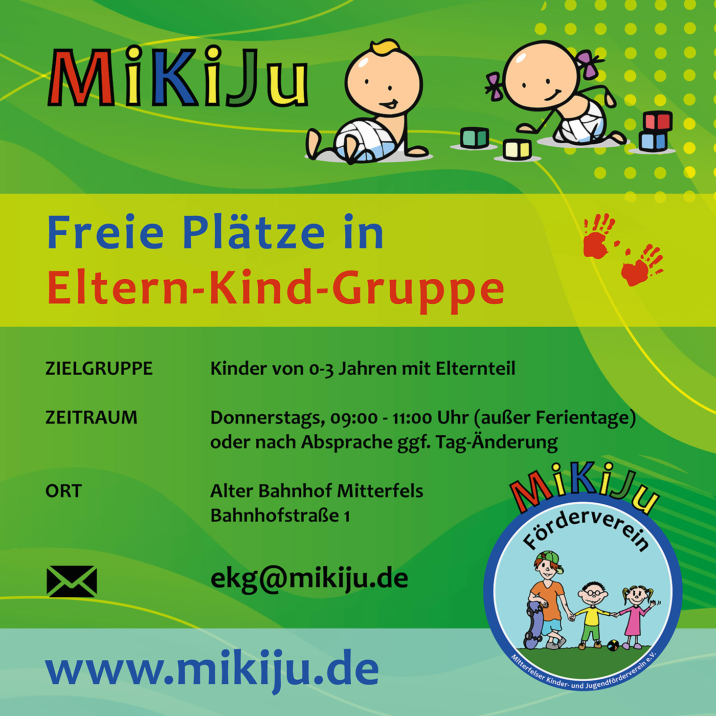 2024 09 12 MiKiJu Eltern Kind Gruppe Aufruf w
