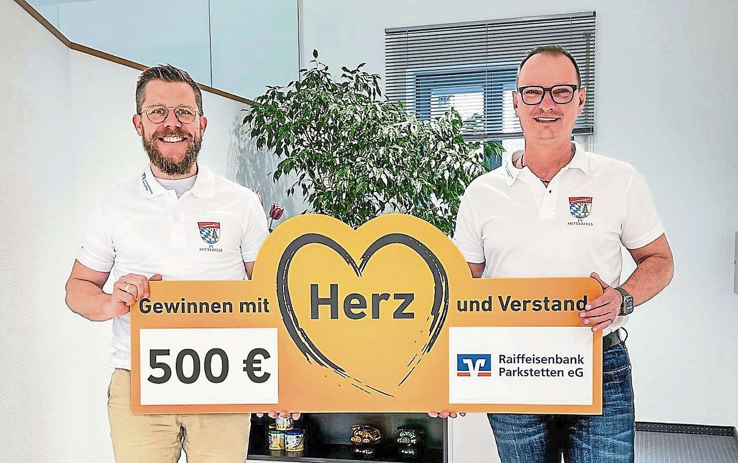 2025 03 25 500 EURO SPende fuer EV MITT