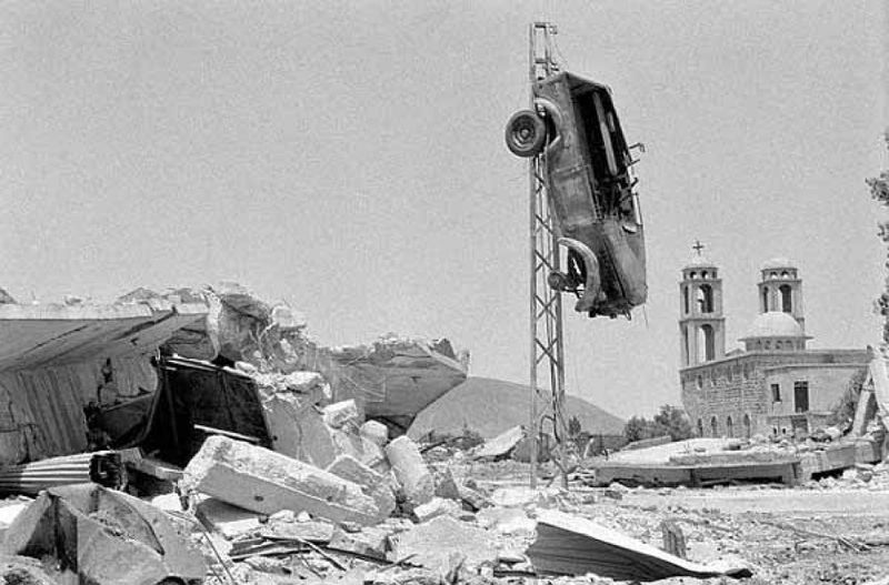 06 01 destruction in the al-qunaytra village in the golan heights after the israeli withdrawal in 1974